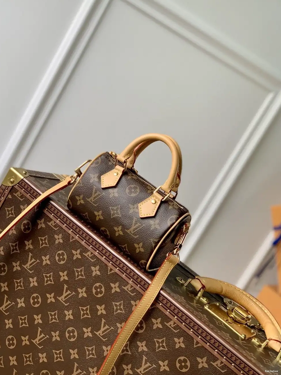 Rep ladies VUITTON SPEEDY NANO LOUIS 0630